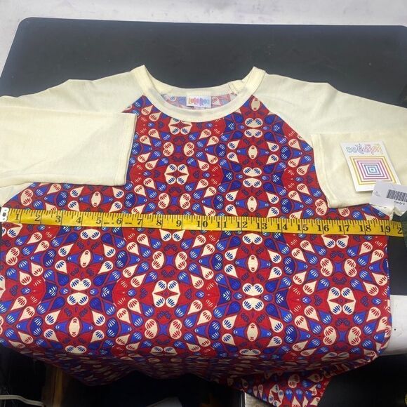 LU LA ROE Small, “RANDY” 3/4 Sleeve Baseball Tee NEW - Picture 5 of 11